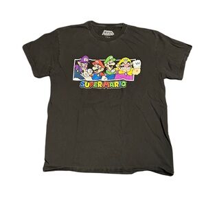 Super Mario Graphic T-Shirt - Black